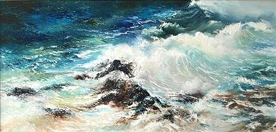 Nature's Rhythm | 22x46 | Oil on Panel | Euro 3500