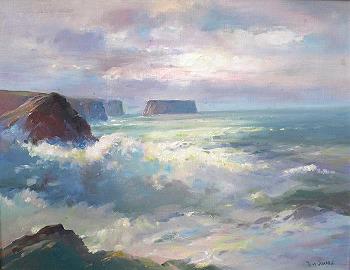 Bishop's Island Kilkee | 18x13 | Oil on Panel | Euro 700