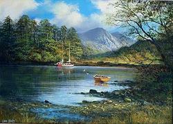 Boat at Dereen Kerry 14x10 Euro 1650