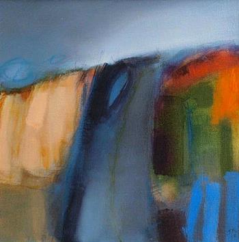 Quiet Road November | 10x10 | Oil on Canvas | Euro 850