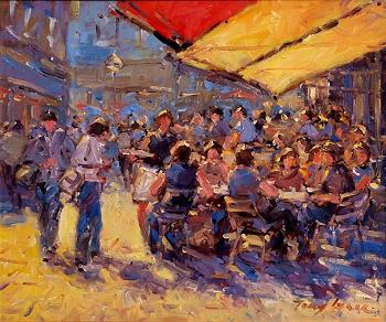 Caf� 8th Anne St. | Oil | 20x24 