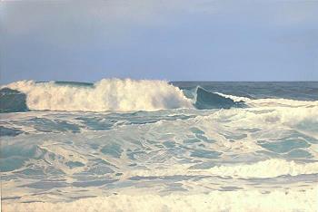 Waves near Clahane | Oil on Canvas | 26x32 | Euro 2500