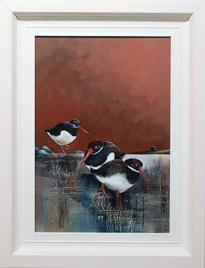 Oyster Catchers | 16x11 | Euro 495