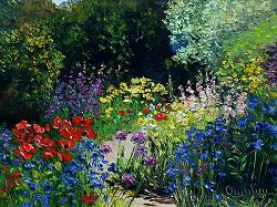 English Country Garden | 8x6 | Oil | �350