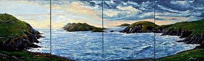 Western Coast| 24x80 | Oil on Canvas | Euro 1410