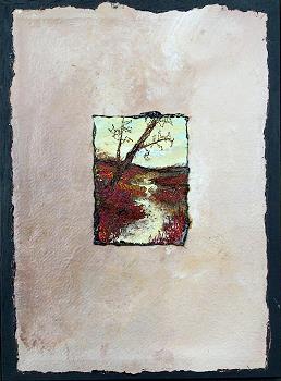 A Silent Warrior | mixed media | 9x12 | Euro 140